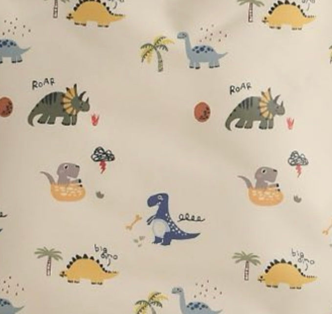 Waterdichte slab met mouwen “dinosaurussen”