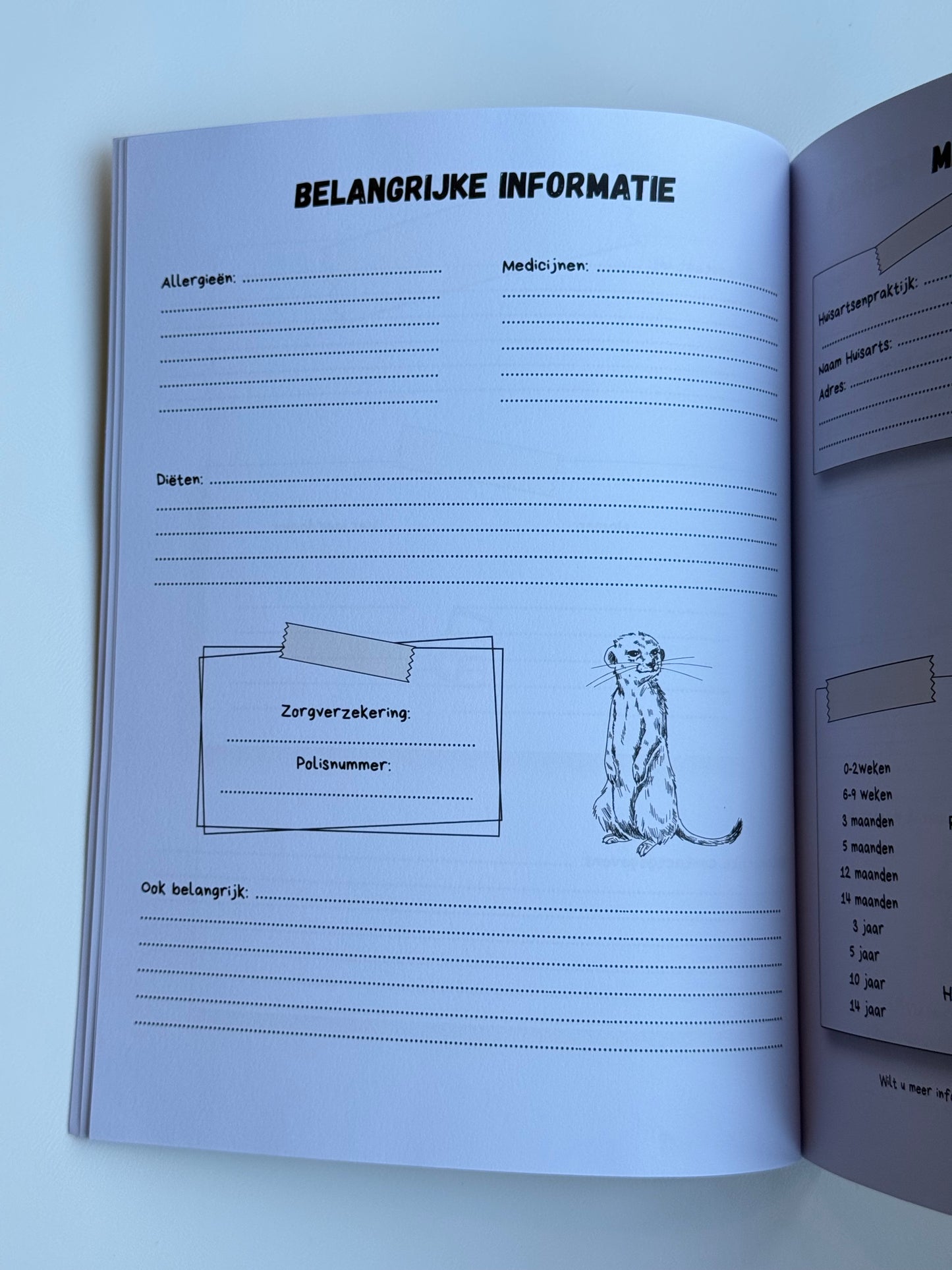 Oppasdagboek softcover